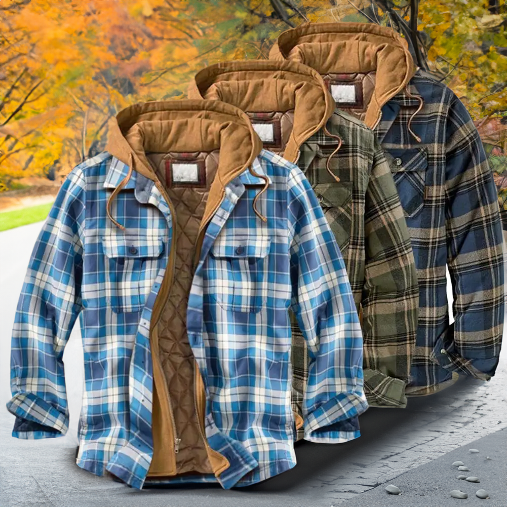 Men's Heritage Quilted Flannel Hoodie