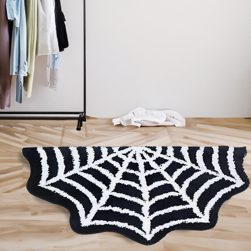 Spooky Spiderweb Area Mat