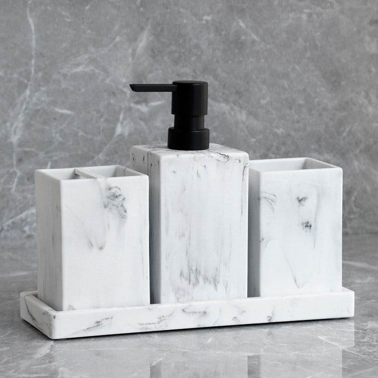 MarbleMastery Bathroom Collection Set