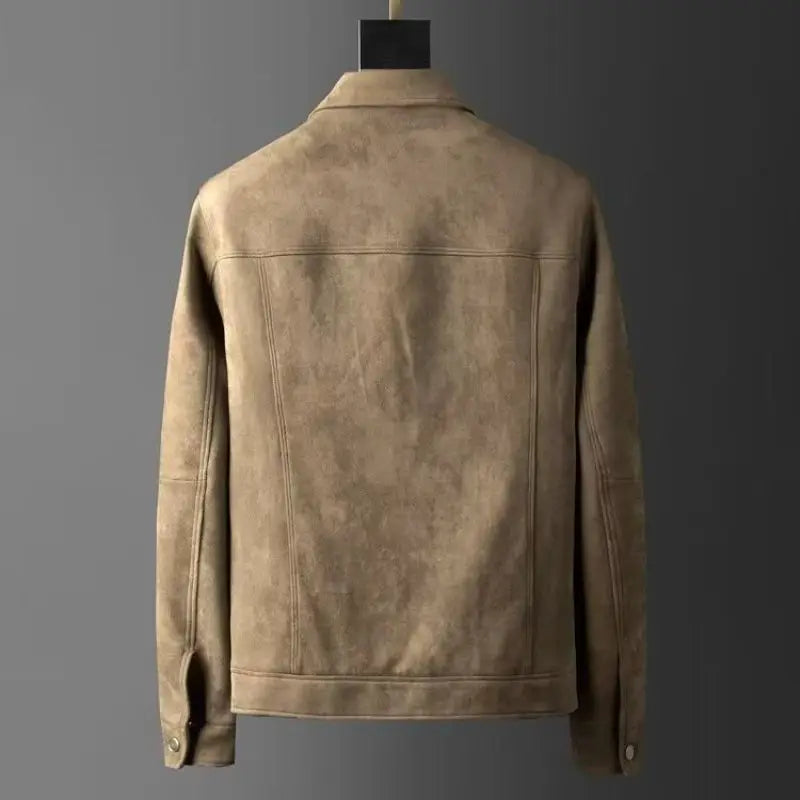 Yamato SleekFit Fleece-Lined Deerskin Coat