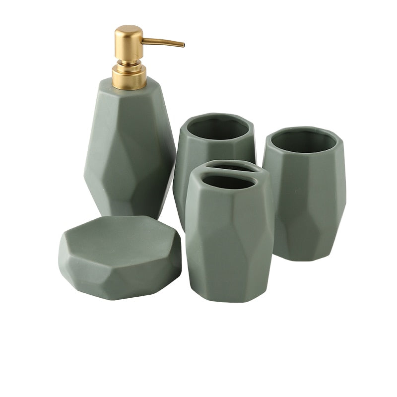 GioielloRilucente Ceramic Bathroom Collection Set