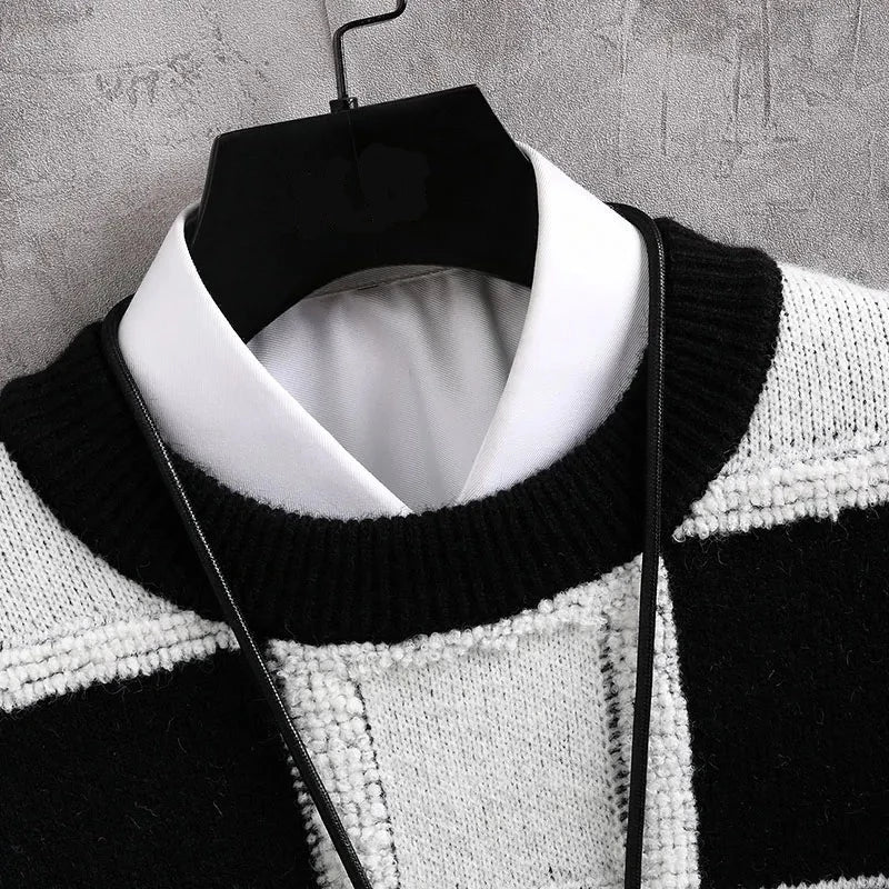 Grandeur Gridlock Cashmere Men's Sweater