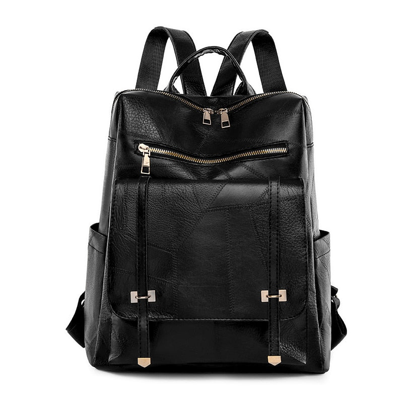 RegaliaRetro Leather Backpack