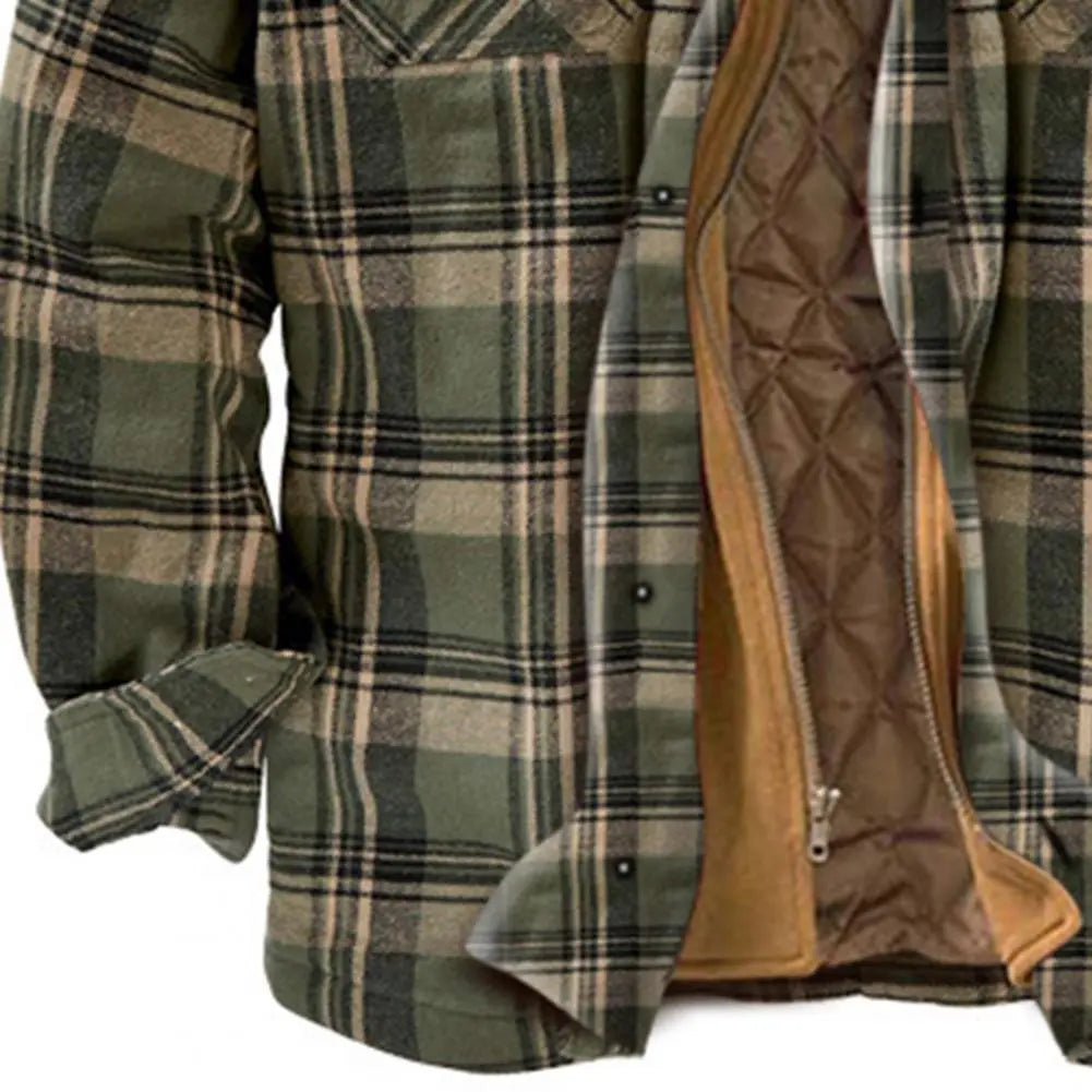 Men's Heritage Quilted Flannel Hoodie