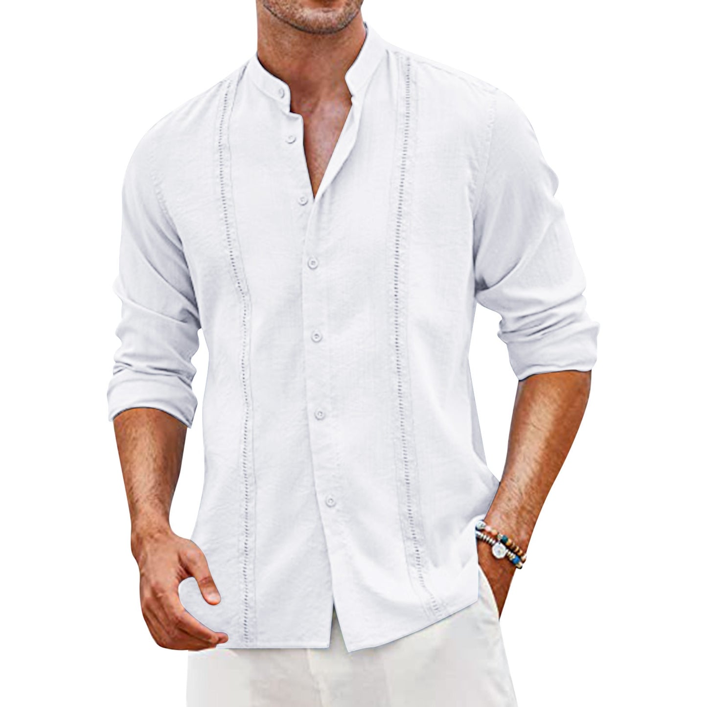 Men's SurfSide Long Sleeve Linen Shirt