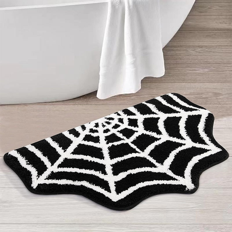 Spooky Spiderweb Area Mat