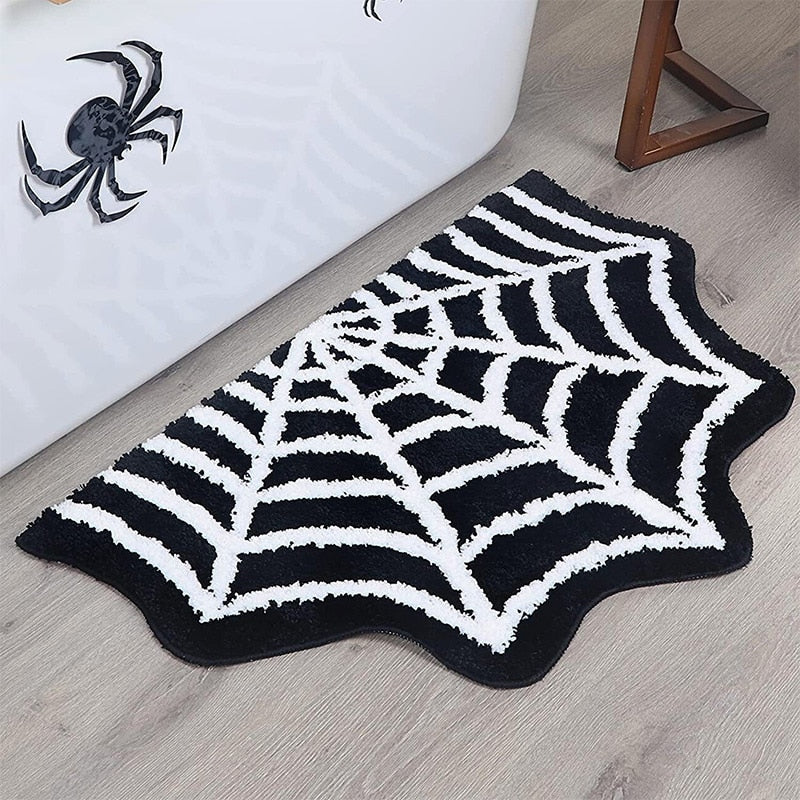 Spooky Spiderweb Area Mat