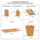 Serenity 5-Piece Bamboo Bath Set