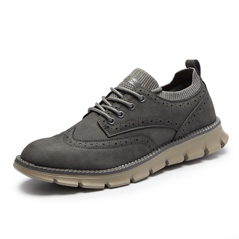 VentioMen's Flexible Leather Casual Shoe