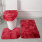 Caroline Lavish 3-Piece Bath Mat Set