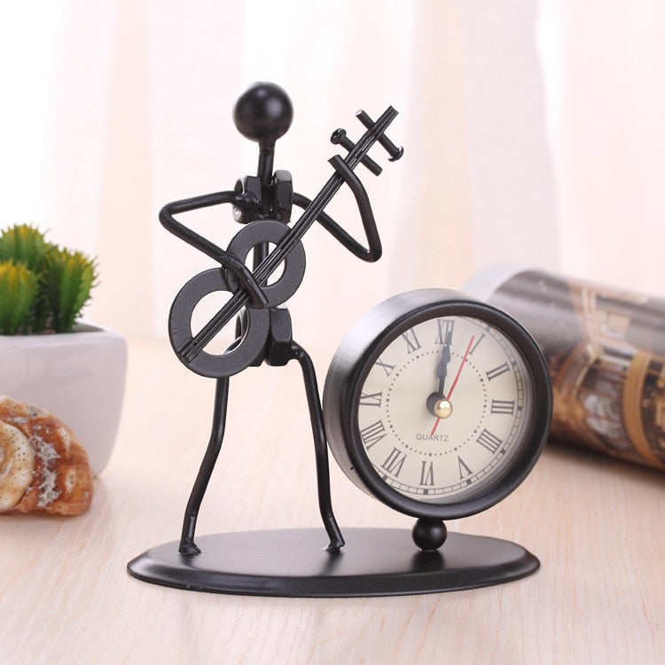 Classic Musician Clock Figurine