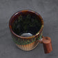 Lorelei Wood Clasp Ceramic Cup