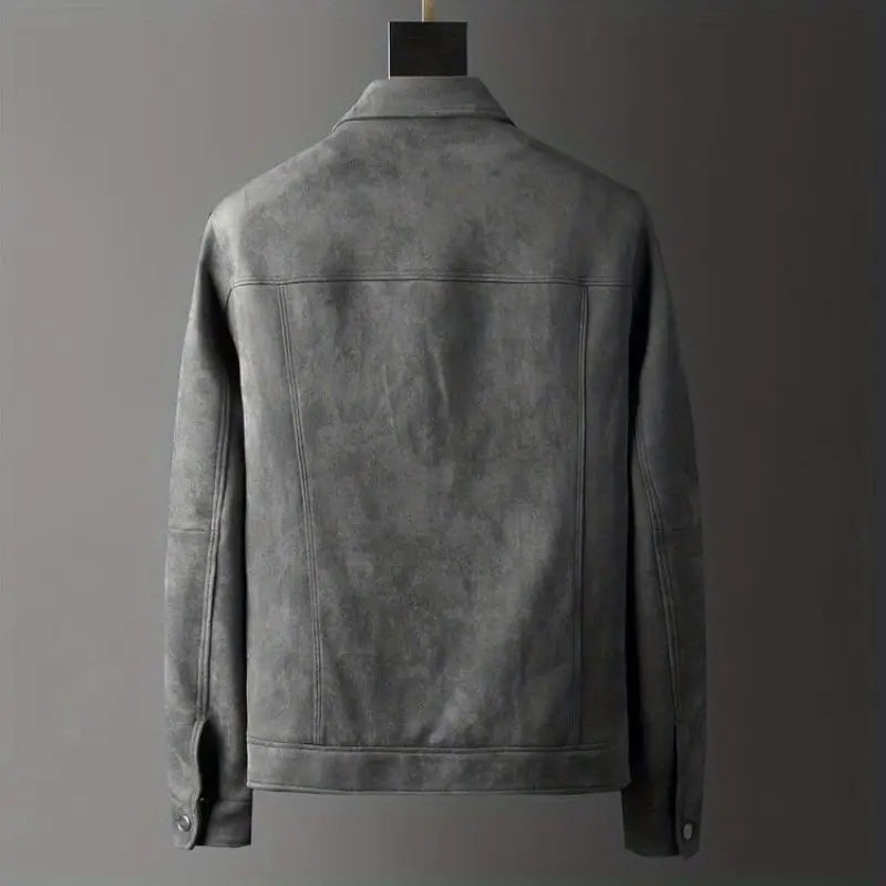 Yamato SleekFit Fleece-Lined Deerskin Coat