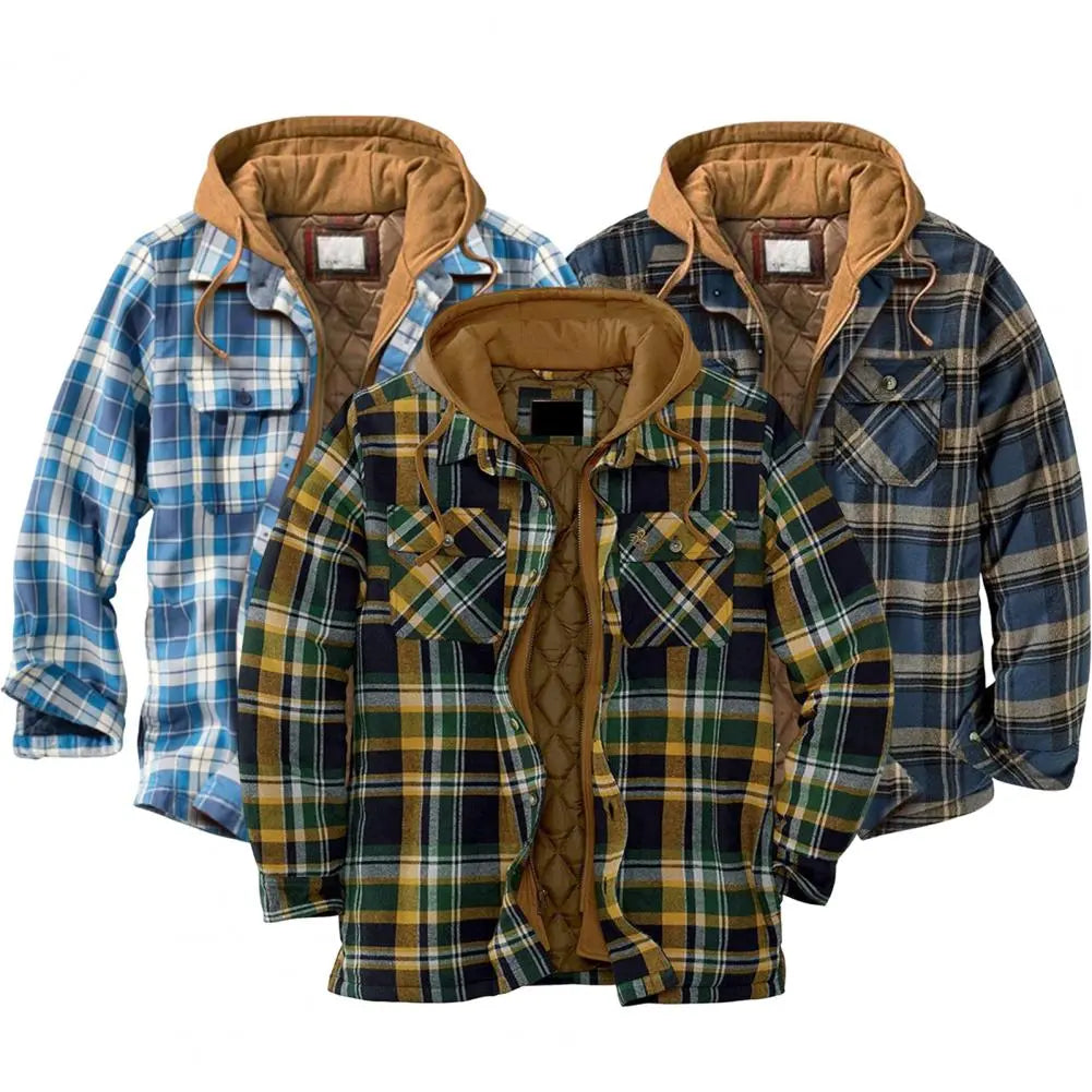 Men's Heritage Quilted Flannel Hoodie