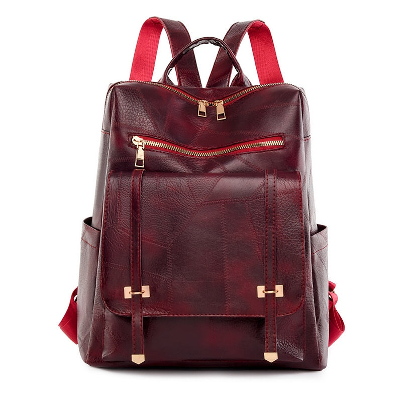 RegaliaRetro Leather Backpack