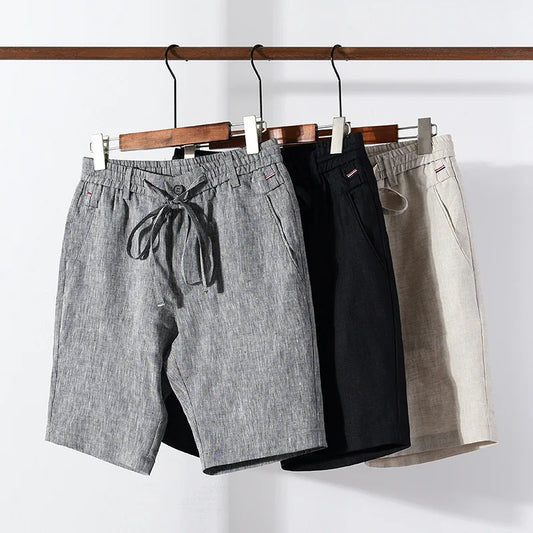 Thompson Linen Drawstring Shorts