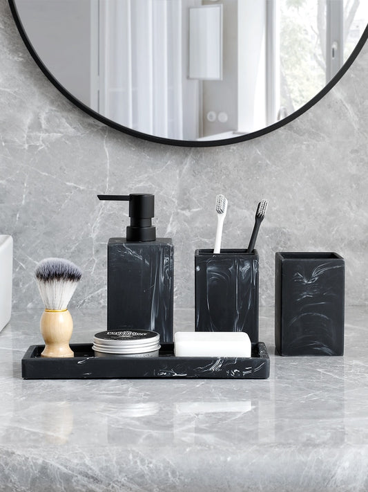 MarbleMastery Bathroom Collection Set