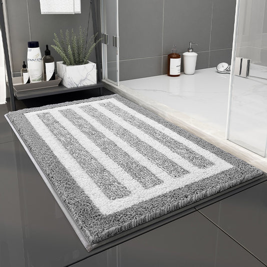 SereneStripe Plush Tub Rug