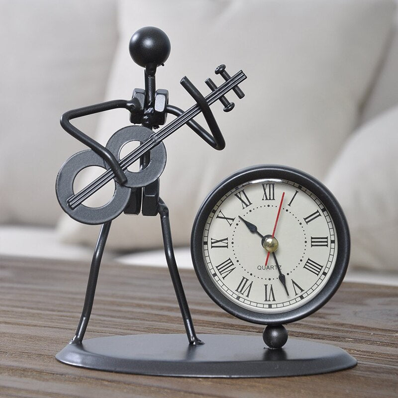 Classic Musician Clock Figurine